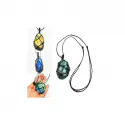 Faux Moonstone Weave Rope Handmade Necklace