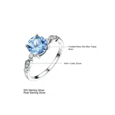 UMCHO Sky Blue Topaz...