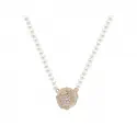 Women Camellia Pearl Necklace