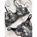 Transparent Bra and Panty Set