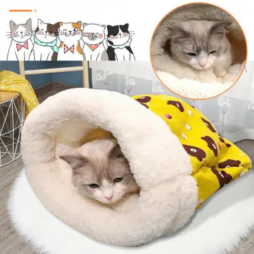 Winter Cat Sleeping Bag
