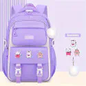 Waterproof School Book Bag (Purple Color)