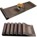 Table Runner & Placemat Set (6 Pcs + 1 Runner)