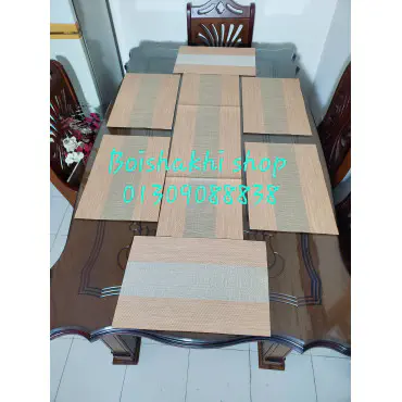 Table Runner & Placemat Set (6 Pcs + 1 Runner)