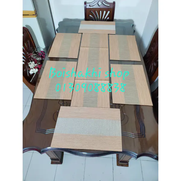 Table Runner & Placemat Set (6 Pcs + 1 Runner)