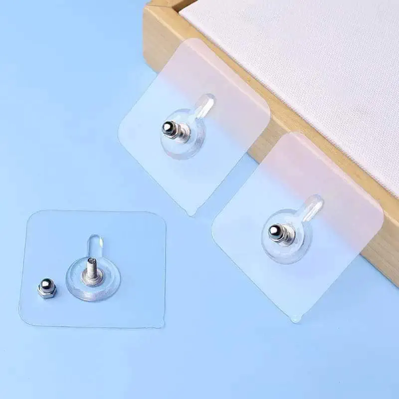 10 pcs Transparent Wall Hooks