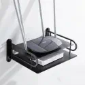 Wall Mounted Router Stand - Black