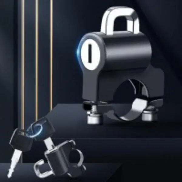  Motorcycle helmet lock
