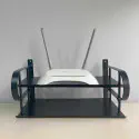 Wall Mounted Router Stand - Black