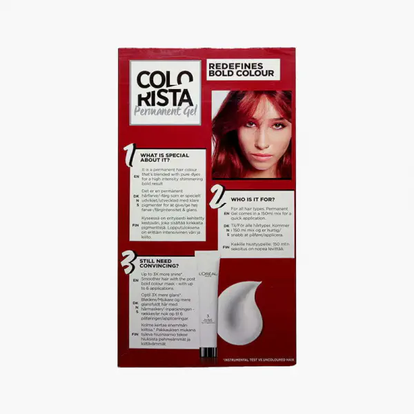 Loreal Colorista hair Color - Bright Red