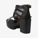 Women Black Heels Sandal