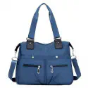 LARGE  CAPACITY  HAND BAG ( BLUE )