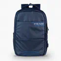 PU FABRIC BACK PACK  LAPTOP+TRAVEL +COLLAGE & UNIVERSITY  BAG (BLACK)