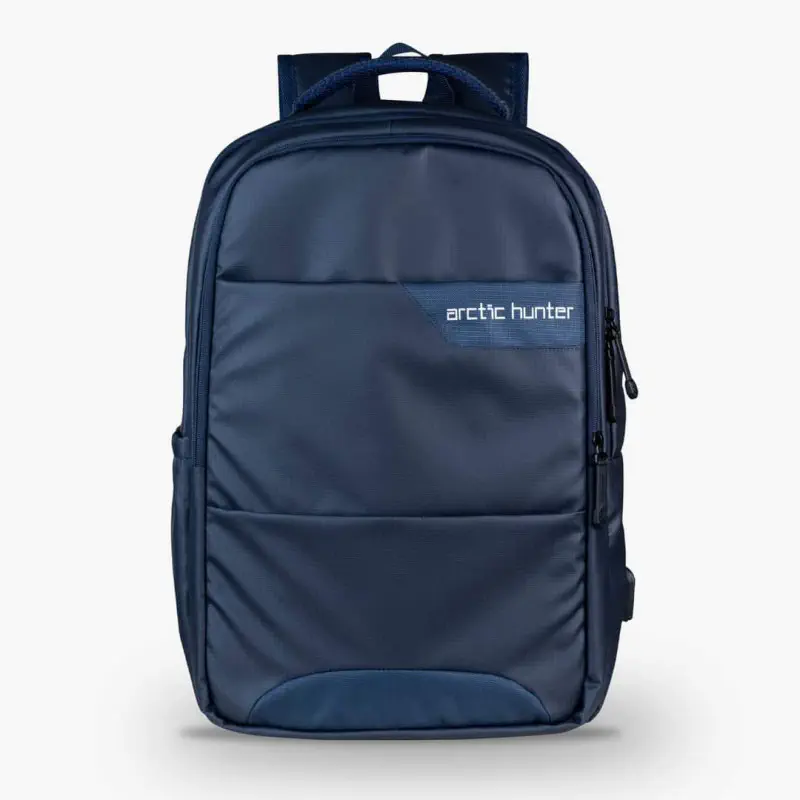 PU FABRIC BACK PACK  LAPTOP+TRAVEL +COLLAGE & UNIVERSITY  BAG (BLACK)