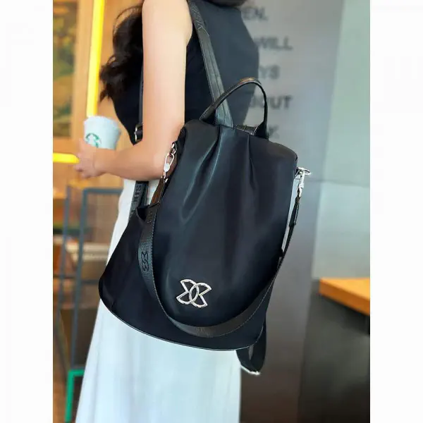 Back Pack Tote Bag (BLACK)  1