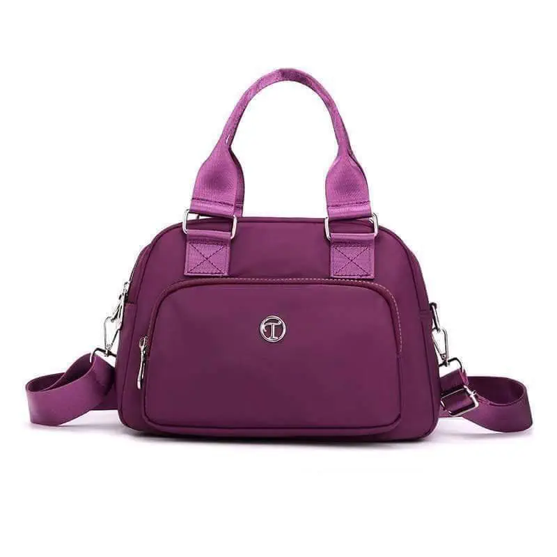 SOLID WOMEN FASHION BAG ( PARPLE )