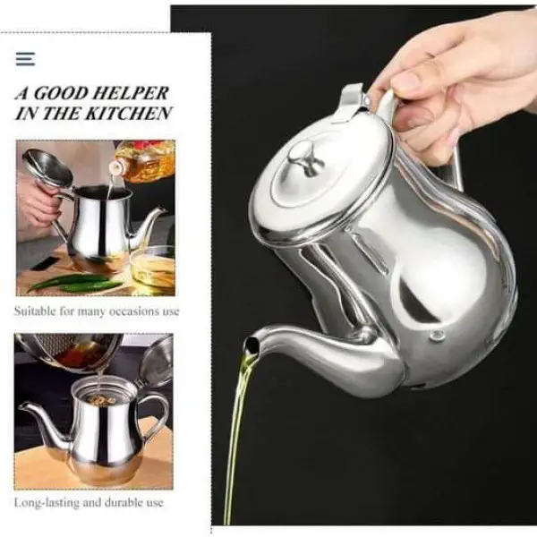 # Oil / Tea strainer pot 