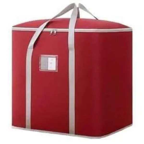 3 XL SIZE LARGE CAPACITY TRAVEL  & STORAGE BAG ( RED  )