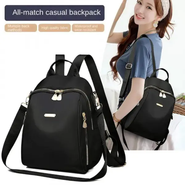 NEW WOMEN STYLISH BACK PACK  BAG ( BLACK )