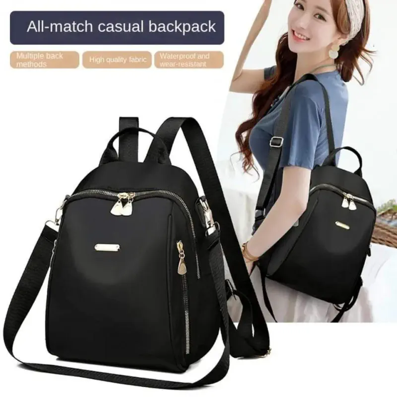 NEW WOMEN STYLISH BACK PACK  BAG ( BLACK )