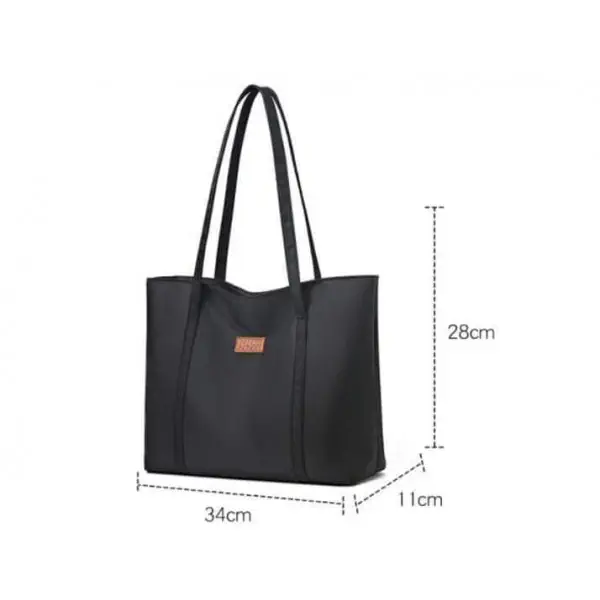 LADIES CHINA TOTE BAG ( BLACK )