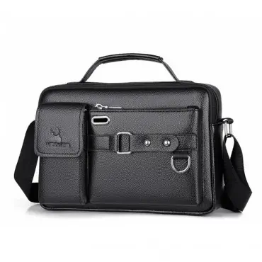 MEN & WOMEN KOREAN FASHION SHOULDER BAG  100  (BLACK ) ORIGINAL