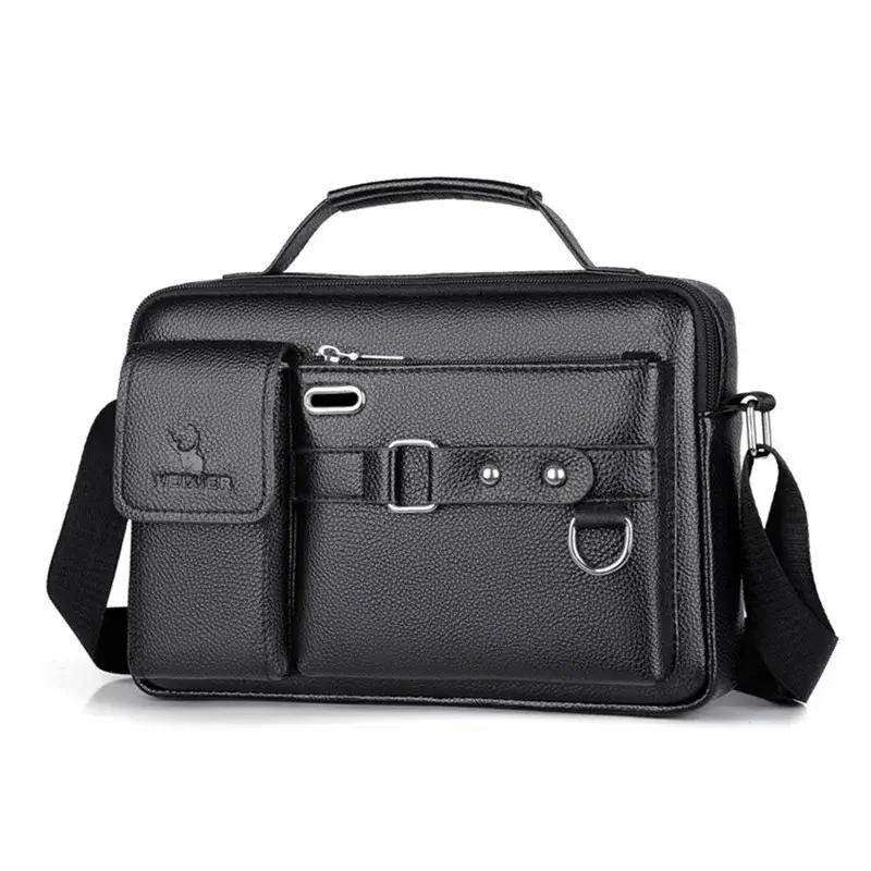 MEN & WOMEN KOREAN FASHION SHOULDER BAG  100  (BLACK ) ORIGINAL