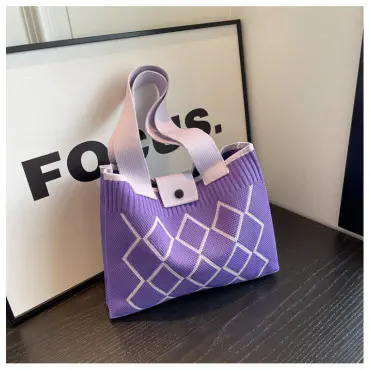 Orginal China Niche Shoulder Bag ( Perple )