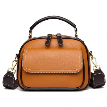 New Sac a Main Women Handbag soft small Shoulder Pu Leather Tote Hand Bags for Ladies(YELLOW)