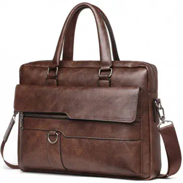 Amsburg Laptop Leather Bag ( Choklete )