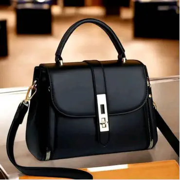 Latest Luxury Sling Shoulder Bags Women's Handbags Crossbody Bag (Black)