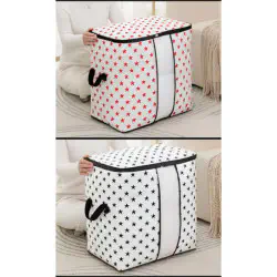 ২ পিস-New Star Printed Quilt Storage Bag ( Vertical)