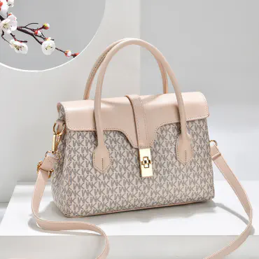 Newest High Quality MK Design American Bag Luxury Women's Handbags(Pink)