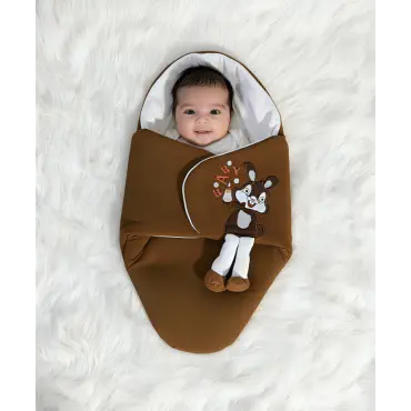 NEW ওরিজিনাল চায়না Baby Blanket (Coffe Color)