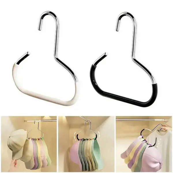 Multifunctional Circle Hook Rack Hat Scarf Towel Hanger.