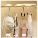 Multifunctional Circle Hook Rack Hat Scarf Towel Hanger.