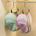 Multifunctional Circle Hook Rack Hat Scarf Towel Hanger.
