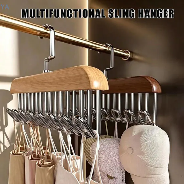 Multifunctional Solid Wood Sling Hanger
