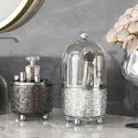 Acrylic 360° Rotating Makeup Brush Holder 