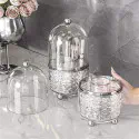 Acrylic 360° Rotating Makeup Brush Holder 
