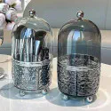 Acrylic 360° Rotating Makeup Brush Holder 