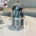 Acrylic 360° Rotating Makeup Brush Holder 