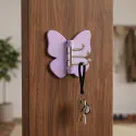 360° Rotatable Butterfly-Shaped 3-Hook Adhesive Wall Hanger