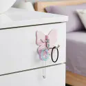 360° Rotatable Butterfly-Shaped 3-Hook Adhesive Wall Hanger