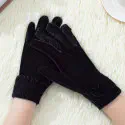 Stylish Women's Velvet Hand Gloves