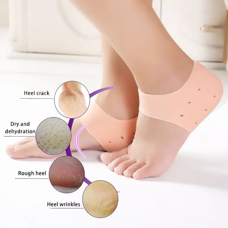 Silicon Heel Socks ( 3 Pair)