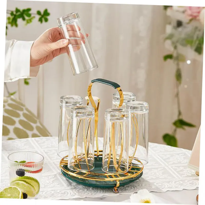 Glass Cup Mug Rack H...