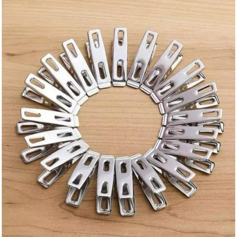 Stainless Steel Cloth Clip 20 pcs