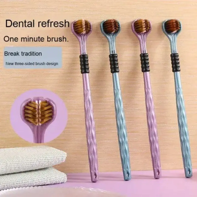 Three Head Toothbrush 5 pis combo