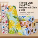 Washable Printed Microfiber Cloth